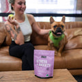 calming supplement for dogs, dog calming products, hemp for dogs, anxious french bulldog