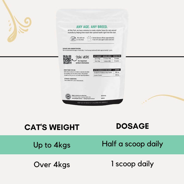 ingredients in dental kelp, norwegian kelp for cats